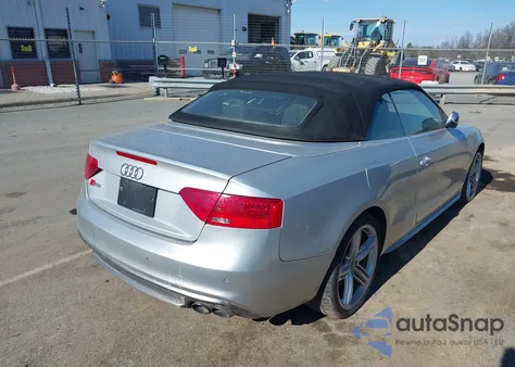 2014 Audi S5 3.0T Premium Plus from USA, damaged, VIN WAUCGAFH1EN010250